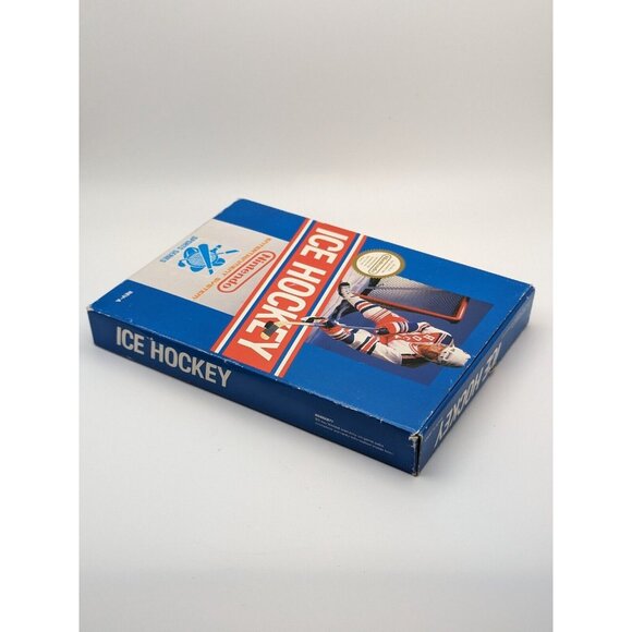 Ice Hockey (Nintendo NES, 1988) CIB w/ Box, Game, Manual & Sleeve ~ Tested Works - Picture 4 of 12